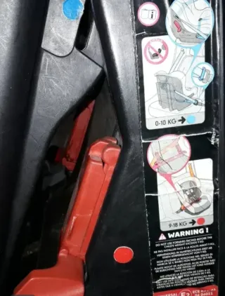Silla Bebé Ferrari 0-18kg Roja