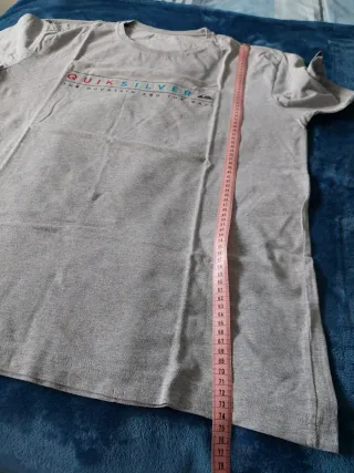 Camiseta Quiksilver Hombre Gris