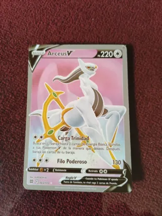 Carta Pokémon Arceus V 165/172