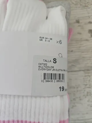Calcetines Nike Everyday JR Talla S