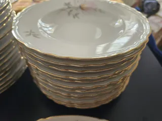 Servizio Porcellana Durken con Filo Oro