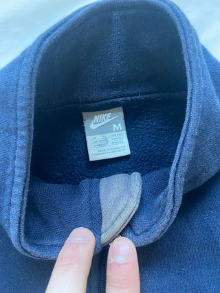 Chaqueta deportiva Nike azul y gris