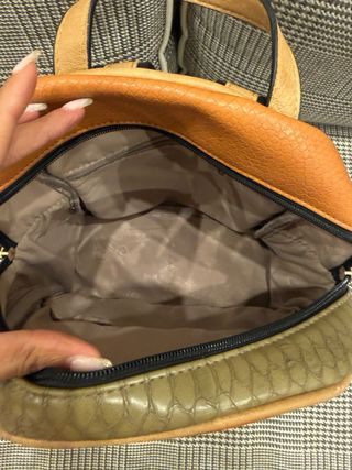 Zaino Moschino vintage Arancione e Argento