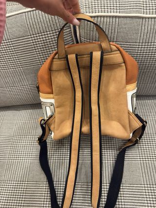 Zaino Moschino vintage Arancione e Argento