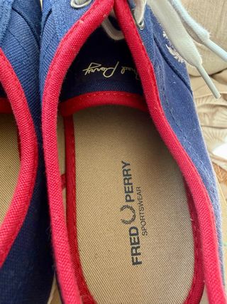 Zapatillas Fred Perry Talla 43 Azul Marino