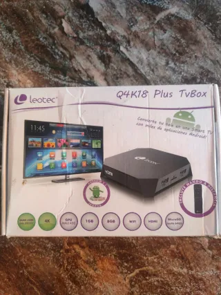 Box Smart TV LEOTEC Q4K18 PLUS (Android - 4K Ultra