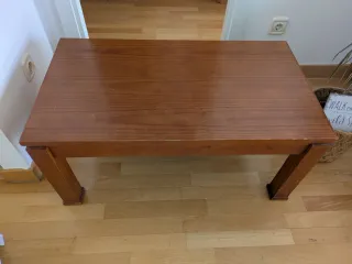 Mesa de centro de madera