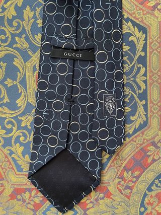 Cravatta Gucci Seta Blu