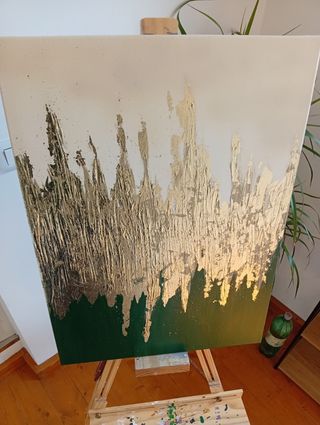 Tela Bosco Incantato 50x70cm Fatta a Mano