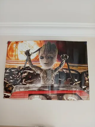 Póster Groot Guardianes de la Galaxia