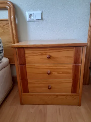 Dormitorio completo con dos camas