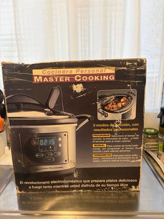 Olla de cocción lenta Master Cooking sin usar