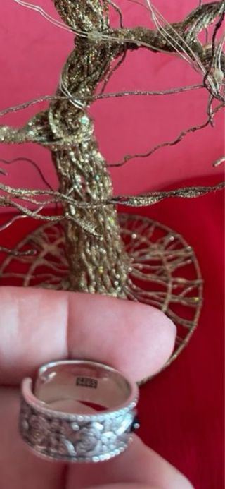 Lote Anillo Ojo de Dios y Pulsera Plata eslabones