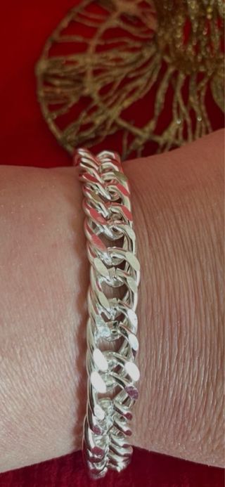 Lote Anillo Ojo de Dios y Pulsera Plata eslabones