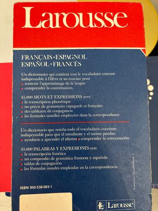 DICCIONARIO FRANCAIS ESPAGNOL ESPANOL FRANCES
