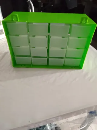 Organizador de plástico con cajones