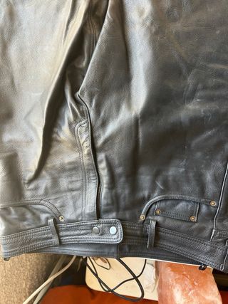Pantalón de cuero para moto talla 56