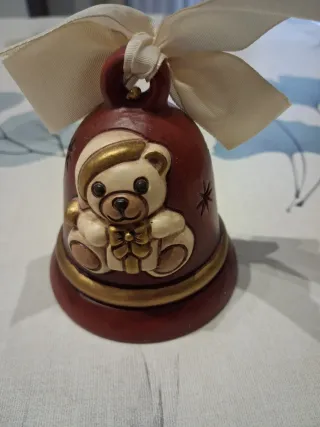 Campanella Thun Orsetto Teddy Ornato Oro