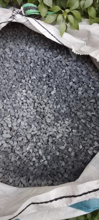 Piedra de Pizarra Decorativa Negra/Gris