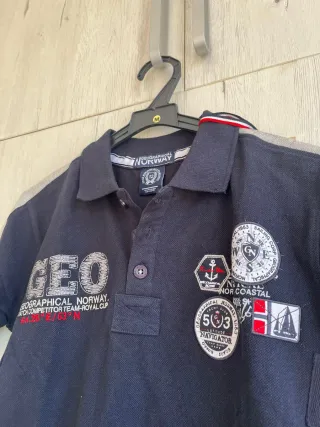 Polo Geographical Norway Azul