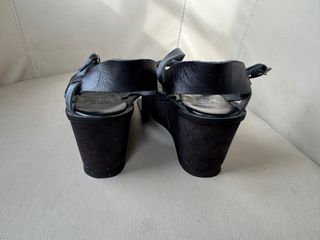 Sandalias Miel Plataforma Cuña