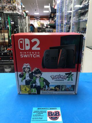 Nintendo Switch 2 con el juego pokemon violet apar