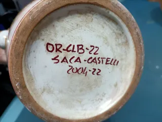 Set ceramica artigianale decorata a mano