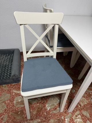 Comedor 4 puestos Ikea blanco