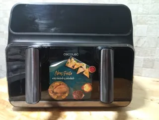 Freidora de aire negra