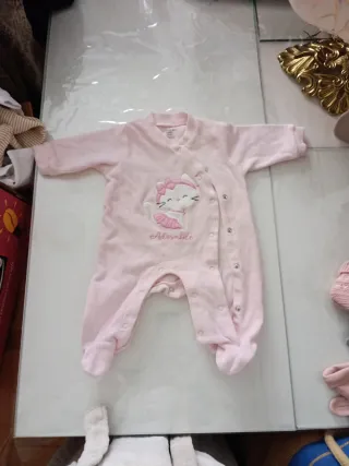 Body bebé niña gatito rosa