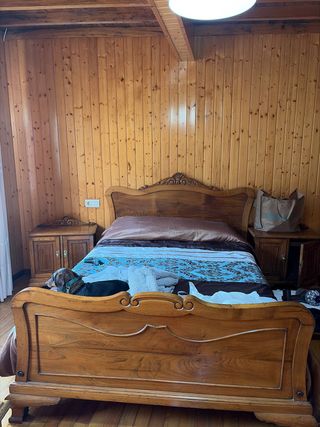 Pies de cama de madera