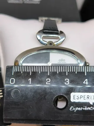 Reloj Elite Mujer Acero y Cuero