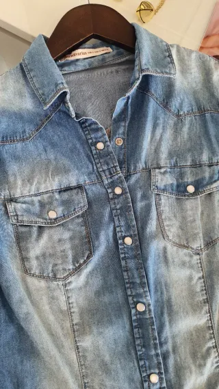 Camisa tejana vaquera mujer