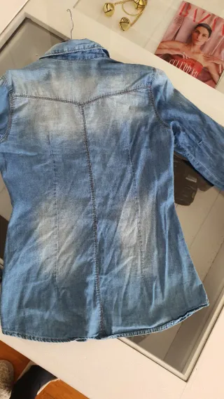 Camisa tejana vaquera mujer