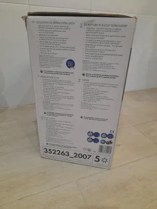 Licuadora Extracción Lenta Silver Crest