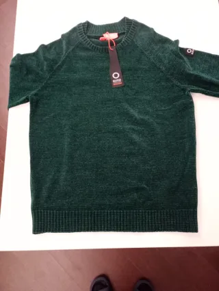 Maglioncino ciniglia Suns verde