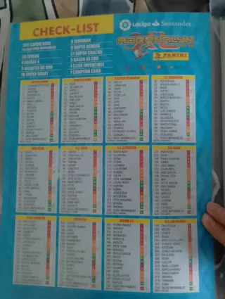 Álbum Adrenalyn XL 17-18 Incompleto