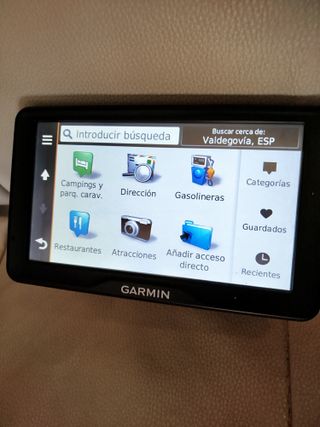 GPS Garmin con soporte