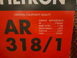Filtro Aria FILTRON AR 318/1