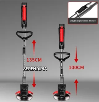 DESBROZADORA INALÁMBRICA RECARGABLE DOS BATERÍAS.