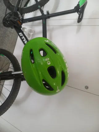 Bicicleta B'Twin Rockrider Negra/Verde