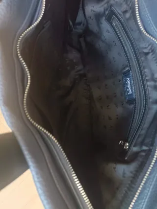 Bolso Armani Jeans Negro y Azul