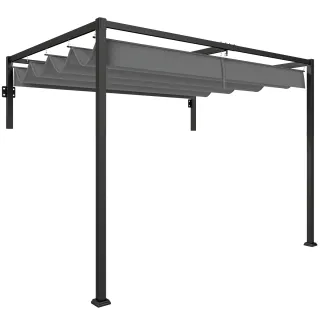 Pérgola de pared 297x211x220 cm