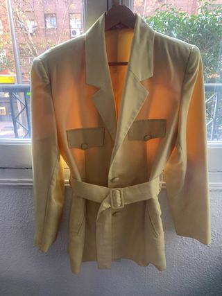 Blazer Sahariana Donna Giallo