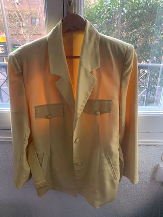 Blazer Sahariana Donna Giallo