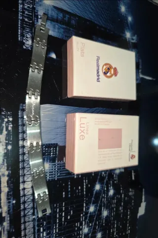 Pulsera Real Madrid Plata de Ley Luxe 17,5 cm