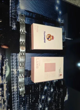 Pulsera Real Madrid Plata de Ley Luxe 17,5 cm