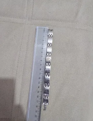 Pulsera Real Madrid Plata de Ley Luxe 17,5 cm