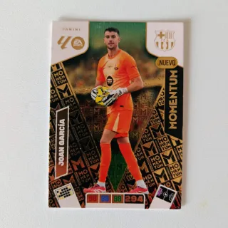 Carta Panini Adrenalyn Momentum Joan García