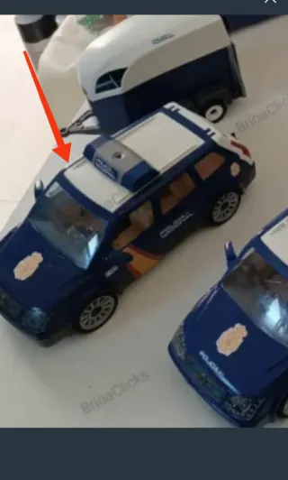 Furgoneta y coche Policía Nacional Playmobil
